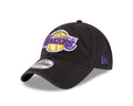 Nba Los Angeles Lakers Core Classic 9Twenty Adjustable Cap, Black, One Size