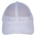 Zacharias Unisex Net Baseball Cap White