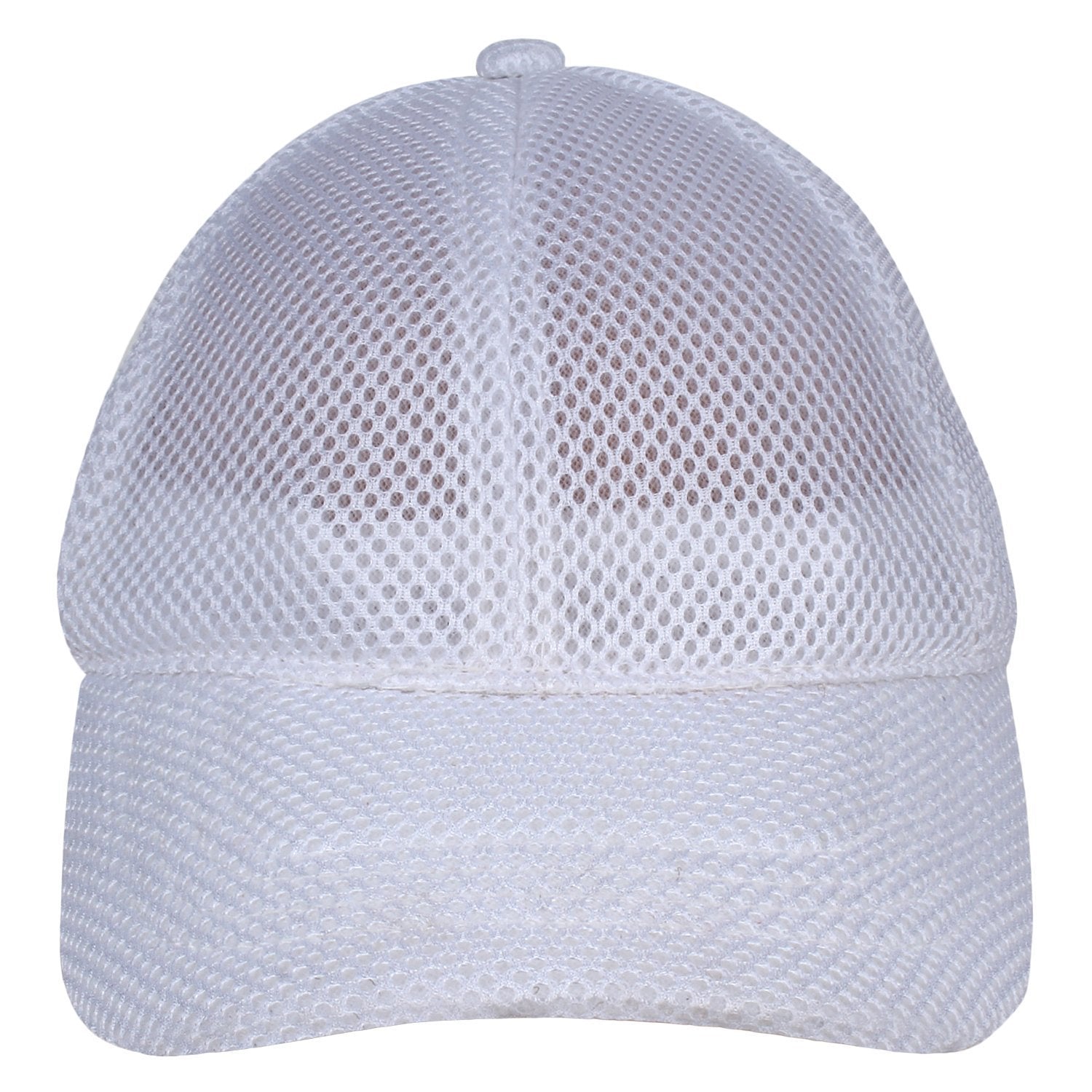 Zacharias Unisex Net Baseball Cap White