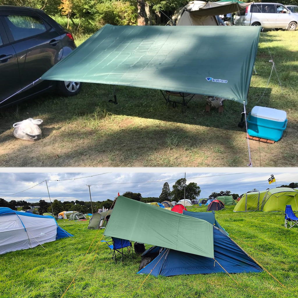 Triwonder Tarp Tent Footprint For Camping Backpacking Waterproof Hammock Rain Fly Cover Small Pool Tarp Heavy Duty Shelter Canop