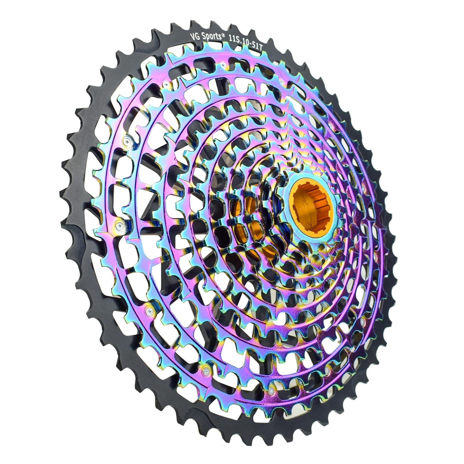 VG SPORTS 11 Speed XD Cassette 10-46T/10-51T Ultralight Bike Cassette Compatible with SX/NX/GX/ XX1 (XD-11S-10-51T)