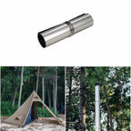 Firehiking Portable Titanium Tent Stove Pipe Diy Folding Chimney For Outdoor Camping 6.6 Ft