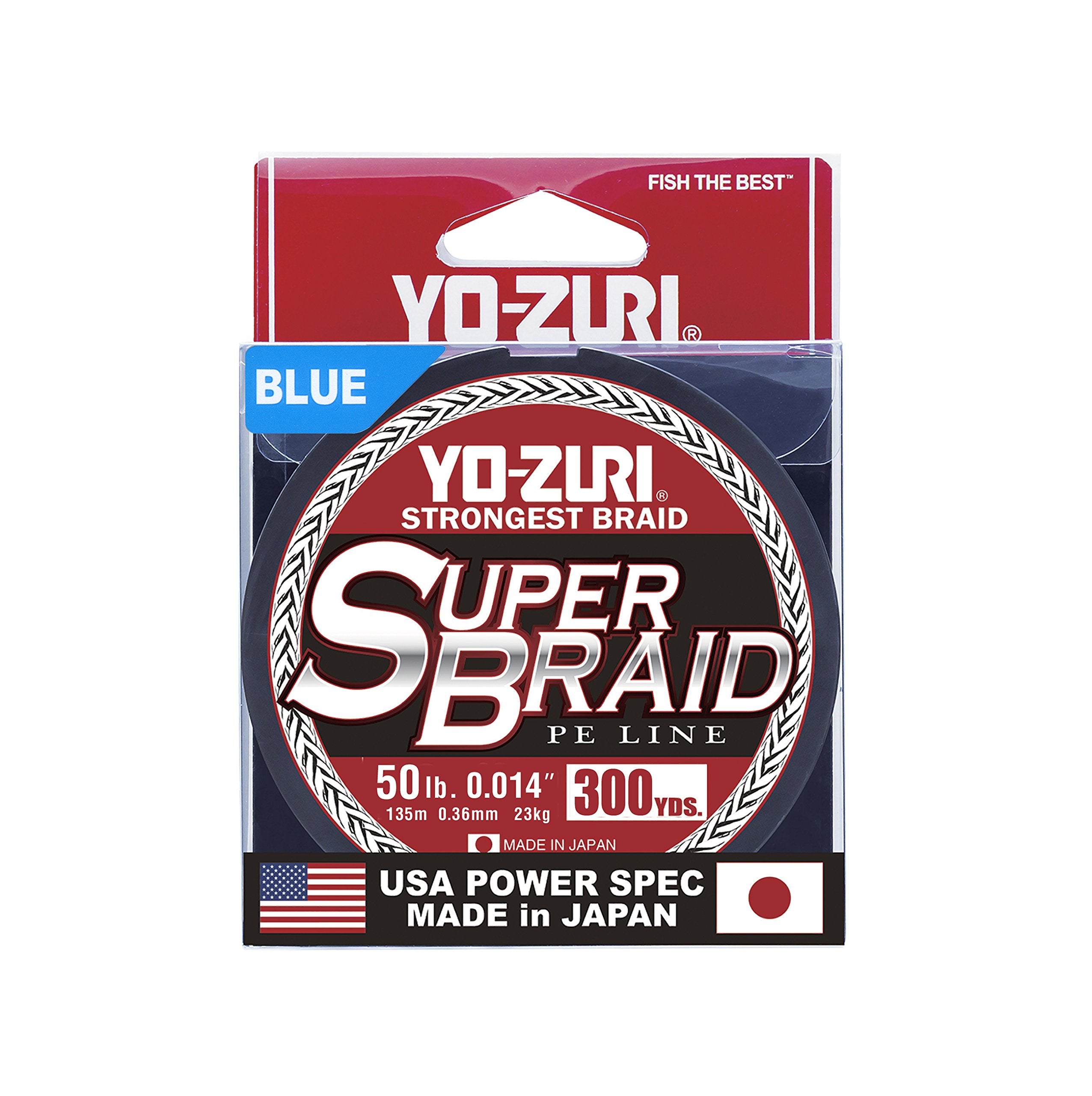 Yo-Zuri Super Braid 300 Yard Spool Blue 10 Pound Line
