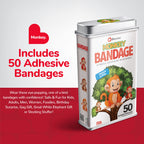 Bioswiss Monkey Shaped Bandages First Aid Latex Free Adhesive Bandage For Kids And Adults, 50 Pack