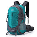 G4Free 35L Hiking Backpack Water Resistant Outdoor Sports Travel Daypack Lightweight with Rain Cover for Women Men (Peacock Gree
