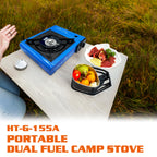 Vivicreate 7000 Btu Portable Butane Gas Stove For Camping Cooking Outdoor, Lightweight Portable Stove Burner With Auto Ignition,