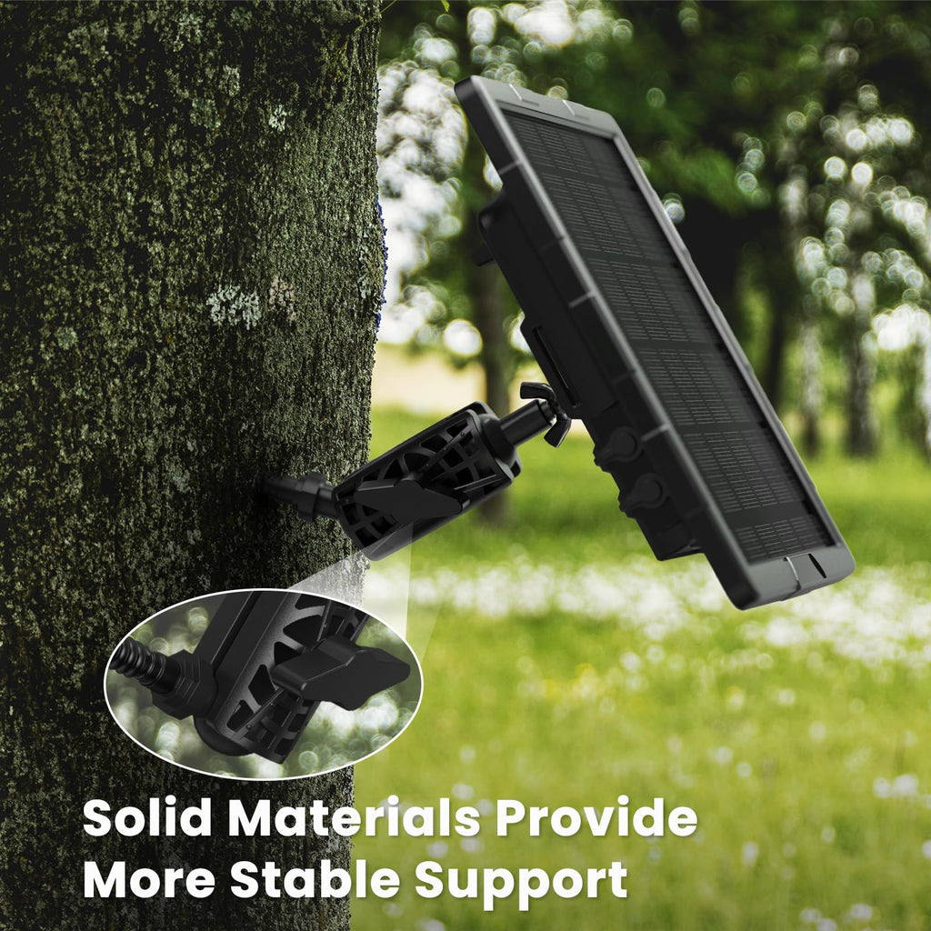 Oripik Adjustable Trail Camera Tree Mount: Game & Hunting Camera Outdoor Mounting Bracket Holder With Double 360 Swivel Tilt Bal