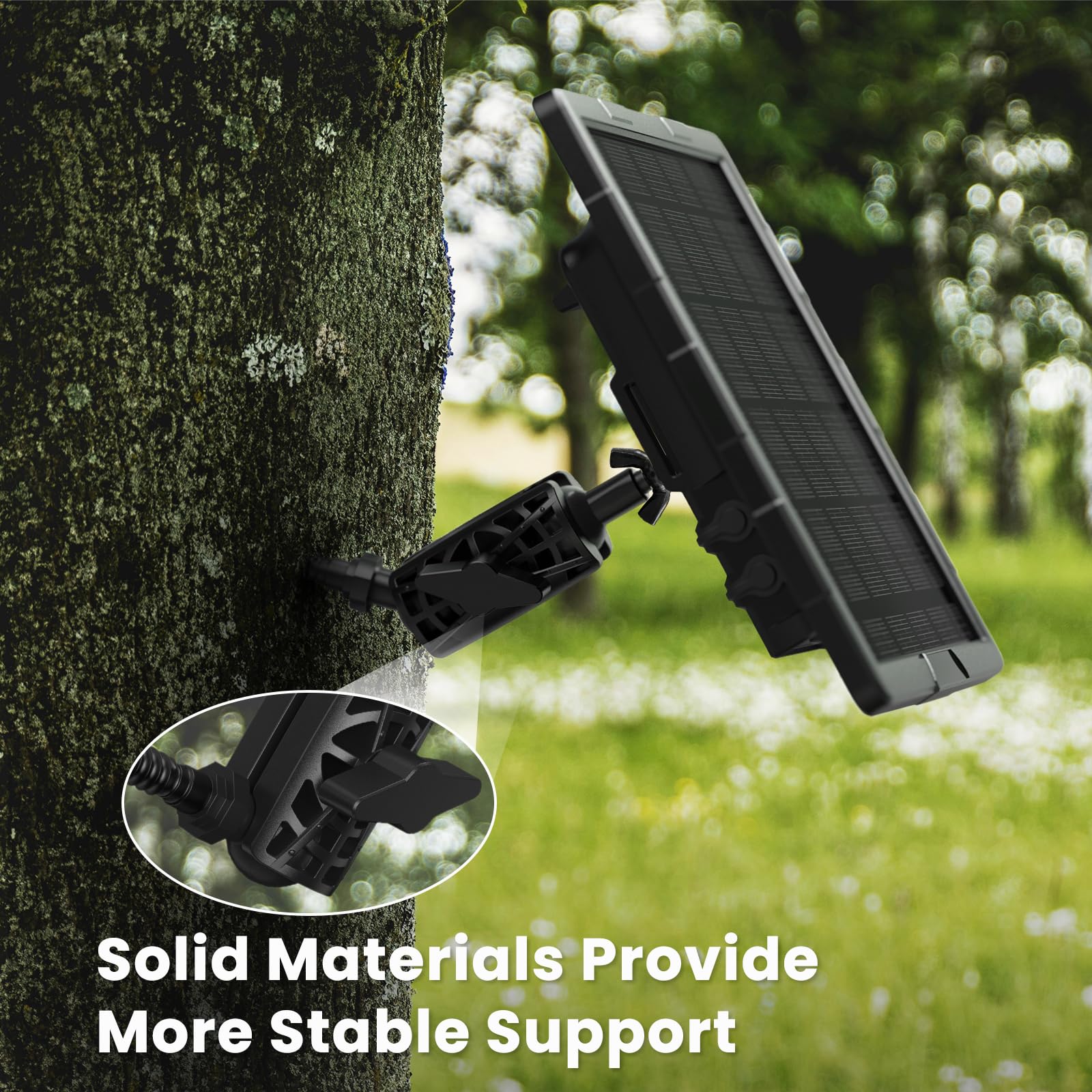 Oripik Adjustable Trail Camera Tree Mount: Game & Hunting Camera Outdoor Mounting Bracket Holder With Double 360 Swivel Tilt Bal