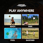 Wave Runner Waterproof Volleyball With Sure-Grip Technology - Perfect For Pool Games, Beach Volleyball And Indoor Pool - Durable