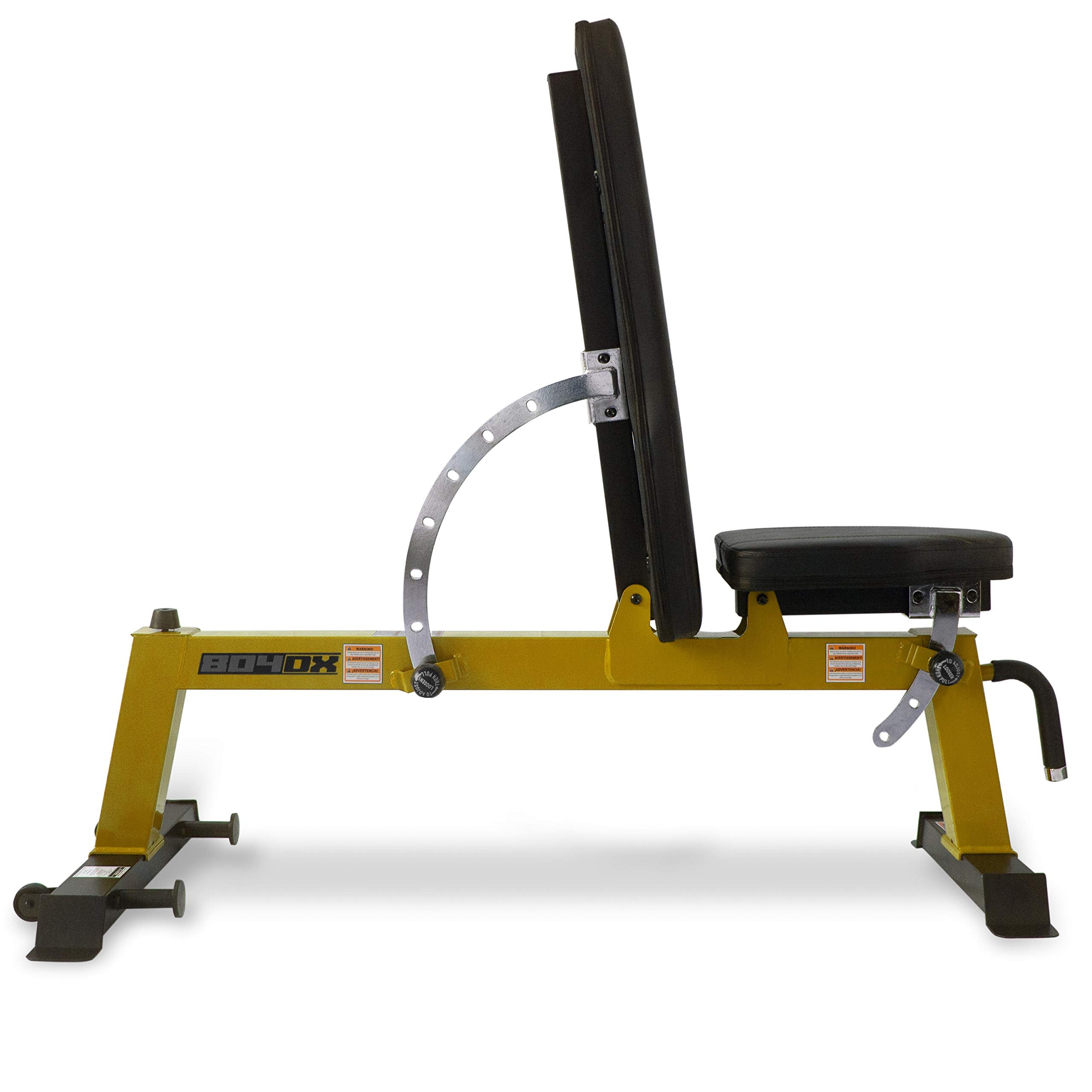 Cap Barbell Deluxe Utility Weight Bench, Yellow (Fm-Cs804Dx-Yl)
