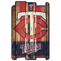 WinCraft MLB Minnesota Twins Wooden Wall Sign, 11 x 17, Black