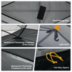 Naturehike Mongar 2 Person Backpacking Tent, 3 Season Camping Tent,Double Layer Free Standing Two Person Tents For Camping Hikin