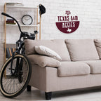 Rico Industries Ncaa Texas A&M Aggies Classic Shape Cut Pennant - Home And Living Room D  Cor - Soft Felt Ez To Hang
