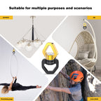 Digtichnny Swing Swivel, 35Kn Safety Rotational Device, Digtichnny Swing Spinner For Web Tree Swing, Aerial Dance, Children'S Sw