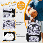 Goloni Soccer Backpack,Basketball bag with Ball Compartment & Shoe Compartment,Backpack for Soccer, Football, Volleyball, Swim,