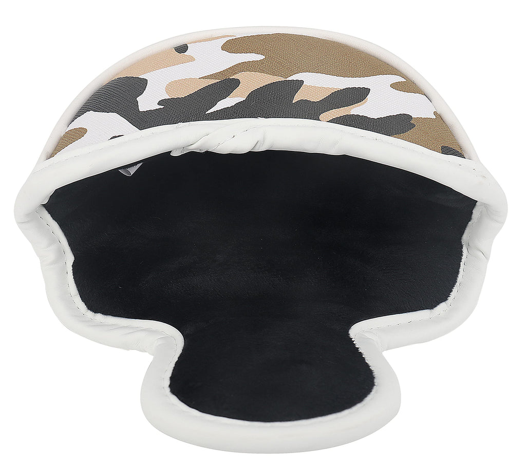 Histar Golf Small Mallet Putter Cover With Magnetic Closure For Scotty Cameron (Camouflage Brown)