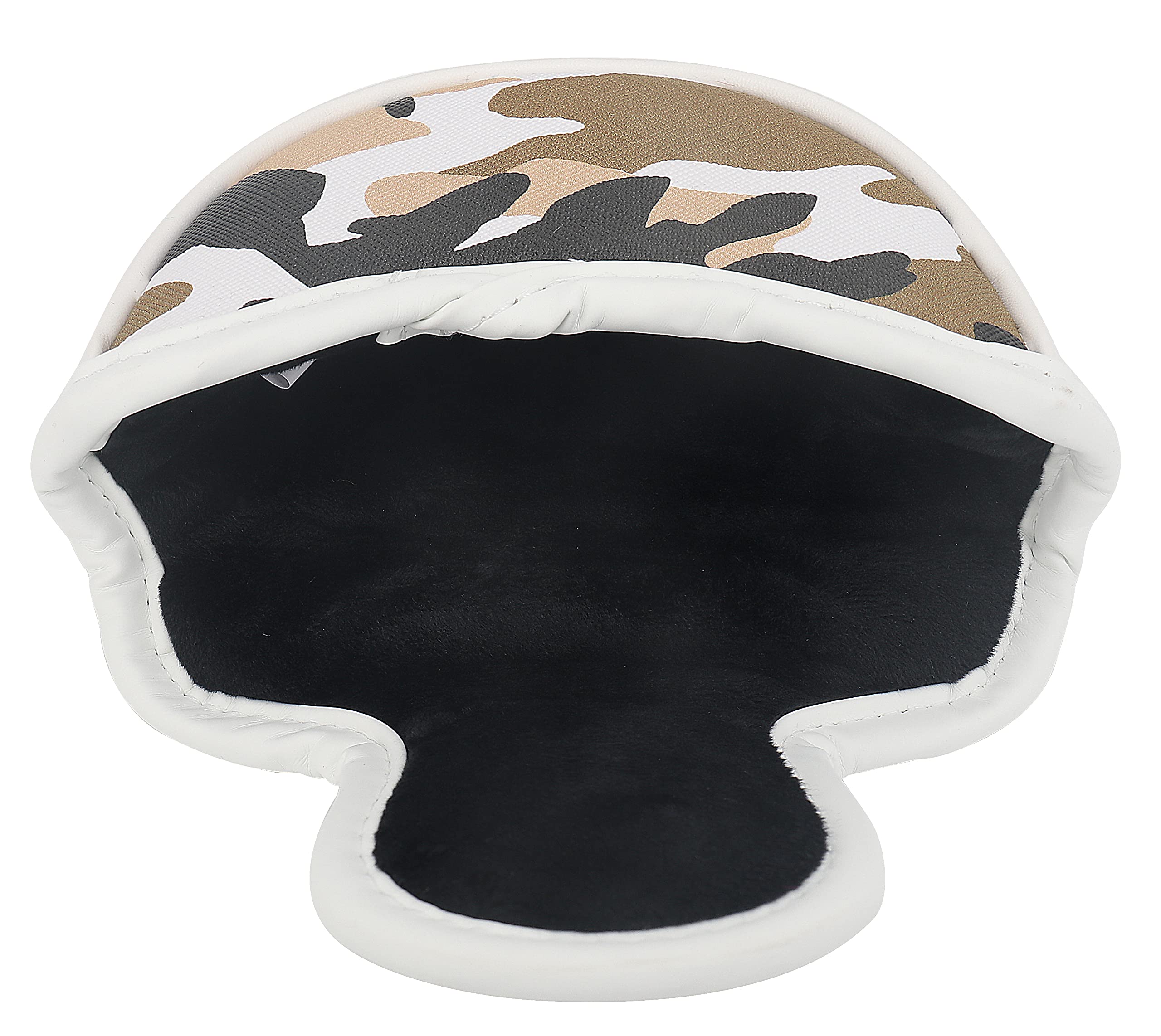 Histar Golf Small Mallet Putter Cover With Magnetic Closure For Scotty Cameron (Camouflage Brown)
