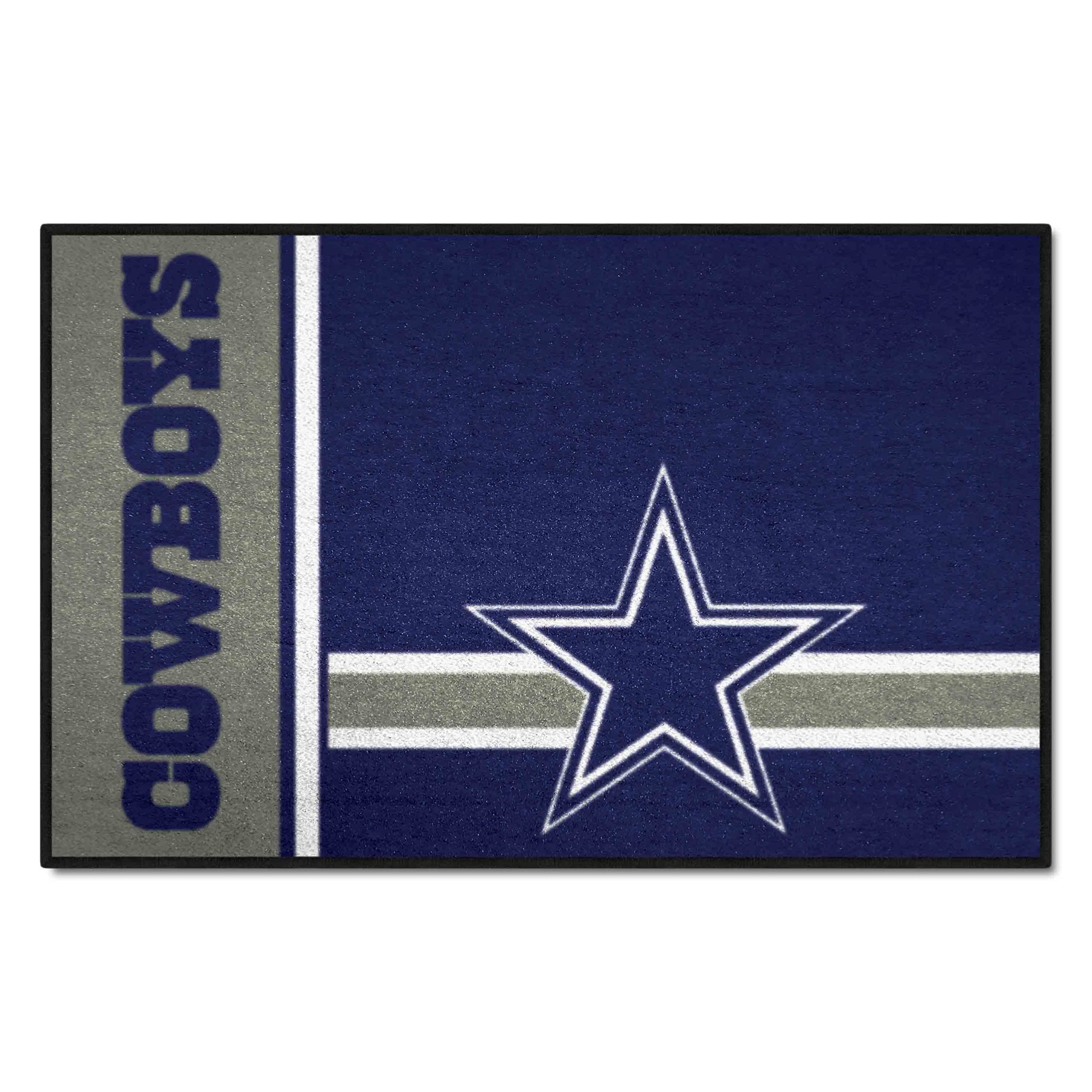 FANMATS NFL Dallas Cowboys Nylon Face Starter Rug , 19x30