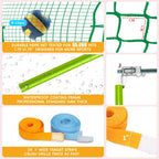 Volleyball Rebounder Net 7x4 Ft, 5-Angle Adjustable Rebounder Net with 2 Target Stripes & Portable Travel Bag, 10-MIN Setup Boun