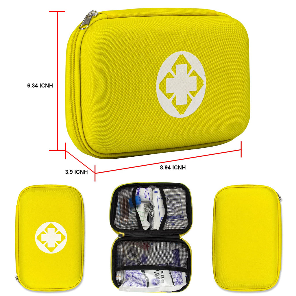 First Aid Kit Car Home Emergency Essential Kits - 275Pcs Basic Hiking Supplies Survival Gear First Aid Set Camping Backpacking S