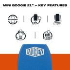 Morey Bodyboards Mini Boogie 21 - Blue/Black/Orange