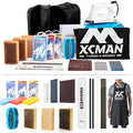 Xcman Complete Ski Snowboard Tuning And Waxing Kit With Waxing Iron,Ski Training Wax,Edge Tuner,Ptex,Ski Waxing Brush,Waxing Scr