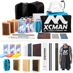 Xcman Complete Ski Snowboard Tuning And Waxing Kit With Waxing Iron,Ski Training Wax,Edge Tuner,Ptex,Ski Waxing Brush,Waxing Scr