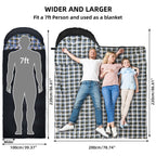 Geertop Portable Sleeping Bag For Camping Lightweight 3 Season Warm & Cold Weather Big & Tall Camp Sleeping Bags For Adults Outd