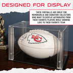 Franklin Sports Nfl Kansas City Chief Autograph Football - Official Size White Panel Souvenir Football For Autographs + Signatur