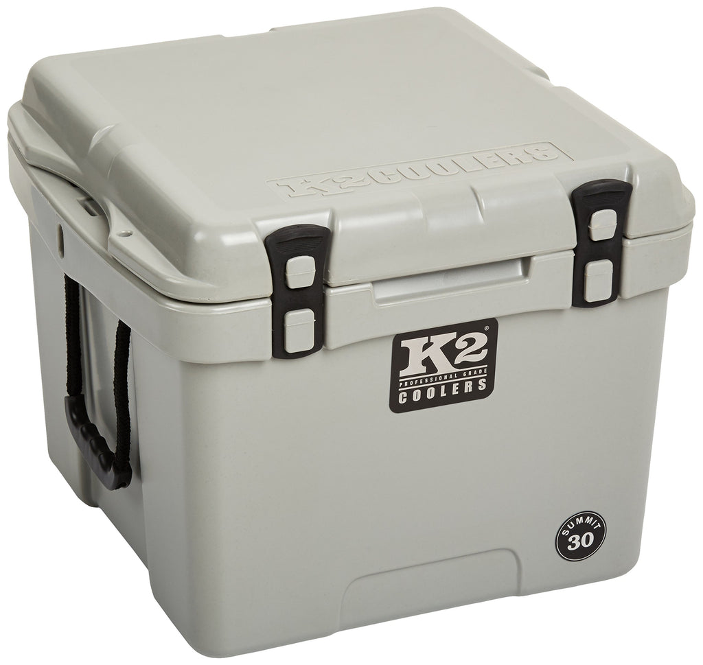K2 Coolers Summit 30 Cooler, Gray, 16.4 X 18.3 X 20.3