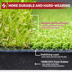 Saplize 23'' X 16'' Foldable Golf Hitting Mat, 2-In-1 Golf Turf Grass Mat, Rough And Fairway For Hitting, Chipping And Putting G