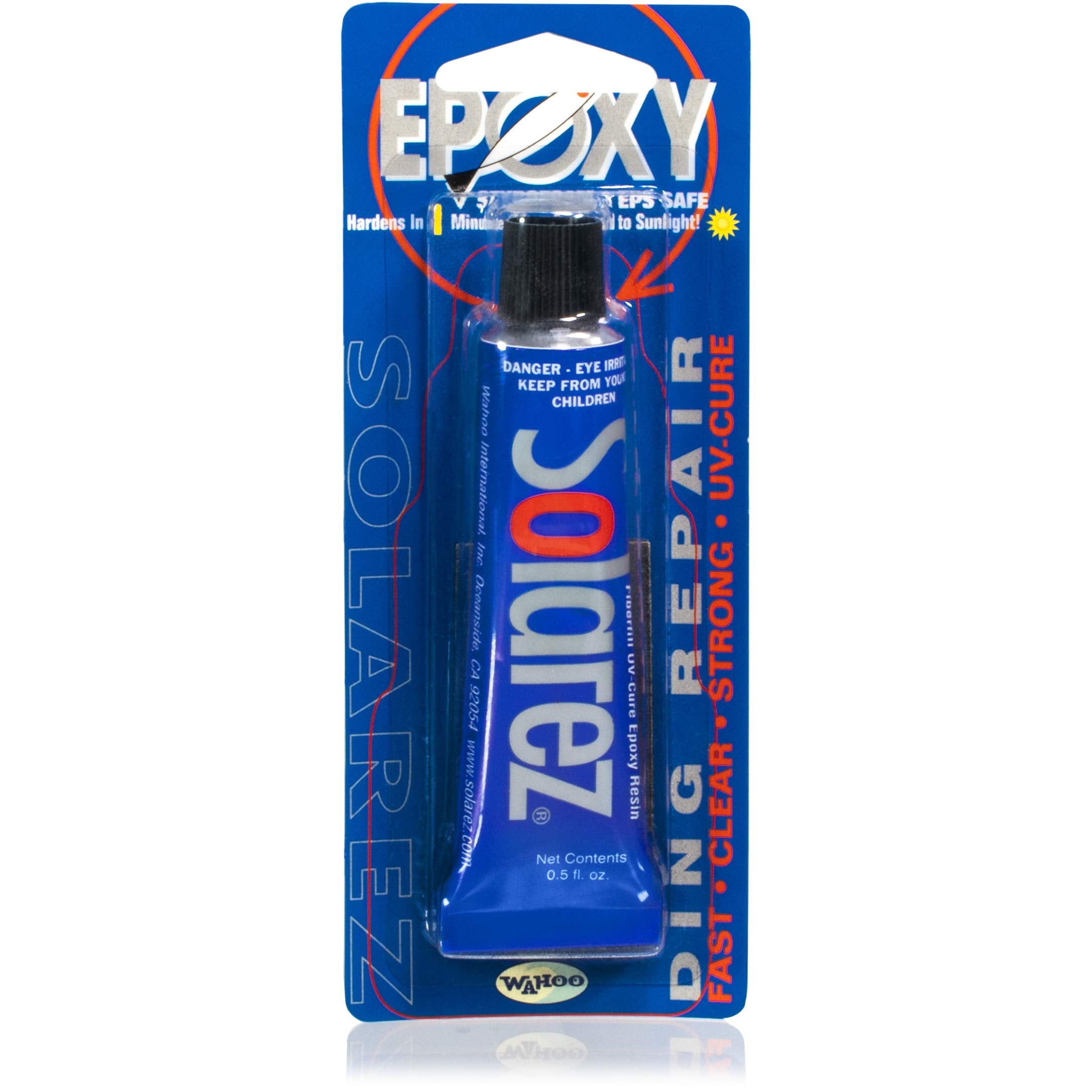 Solarez Uv Cure Epoxy Ding Repair Resin - Sup Paddle-Board & Surfboard Repair (0.5 Oz) Cures In 2-3 Mins! Non Yellowing, Eco-Fri