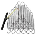 40 Pack Trampoline Springs 5.5Heavy Duty Galvanized Steel Replacement Trampoline Parts Springs With T Hook, Great For Outdoor Tr