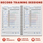Workout Planner For Daily Fitness Tracking & Goals Setting (A5 Size, 6A X 8A, Peachy Pink), Men & Women Personal Home & Gym Trai