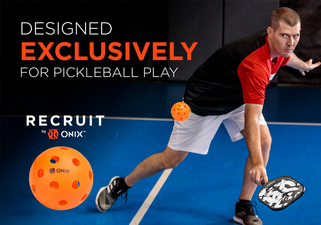 Onix Recruit Indoor Pickleball Ball, 3