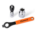 Oumers Bike Crank Extractor/Arm Remover And Bottom Bracket Remover With 16Mm Spanner/Wrench. Professional Bicycle Repair Tool Ki