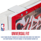 Franklin Sports Nba La Clippers Over The Door Basketball Hoop - Kids Indoor Hoop With Mini Basketball - Nba Fan Shop Toy For Bed