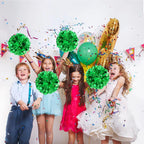 4Pcs Metallic Cheerleading Pom Poms, Creatiee 2 Pair Cheerleader Cheering Squad Pompoms For School Sports Dance Games Team Spiri