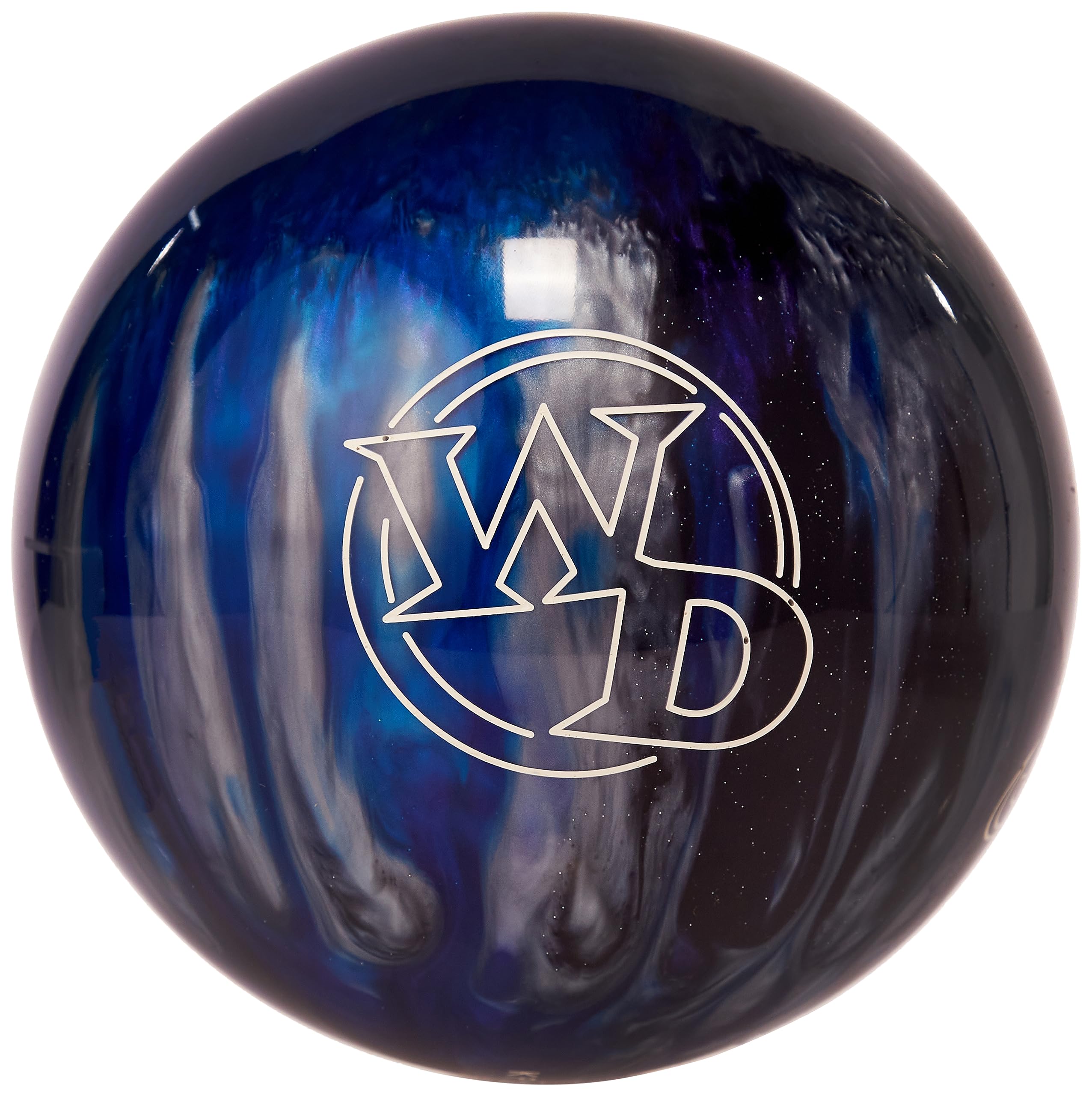 Columbia 300 White Dot Blue/Black/Silver Bowling Ball (15)