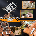 Gifts For Men Him Dad, Survival Kits And Equipment 21 Pcs, Christmas Stocking Stuffers, Anniversary Birthday Gifts For Husband B