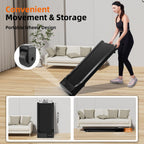 Superun Walking Pad, Under Desk Treadmill, 3 In 1 Portable Treadmill With Remote Control Led Display, 2.2 Hp Quiet Walking Joggi