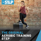 The Step Adjustable High Step Aerobic Platform With 4 Risers, Home Gym Workout Equipment, Fitness Stair Stepper Exercise Platfor