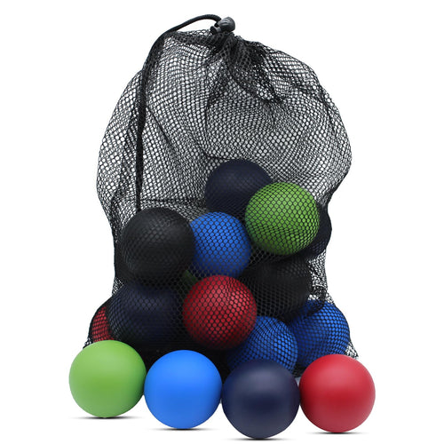 20 Pack Racquetball Multi Colored Racquetballs High Bounce Rubber Racquetballs With A Mesh Bag (Multi-Color)