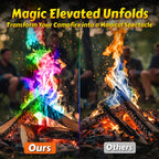 Hgd (50 Pack) Fire Color Changing Packets For Fire Pit, Indoor/Outdoor Fireplace, Campfires, Bonfires - Mystical Rainbow Magic F