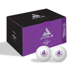 Joola Magic Abs 2-Star Training Table Tennis Balls, White (44216)