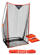 Gosports Football 7 Ft X 4 Ft Kicking Net - Sideline Practice For Punting Or Place Kicks, Ultra-Portable Design With Weighted Sa