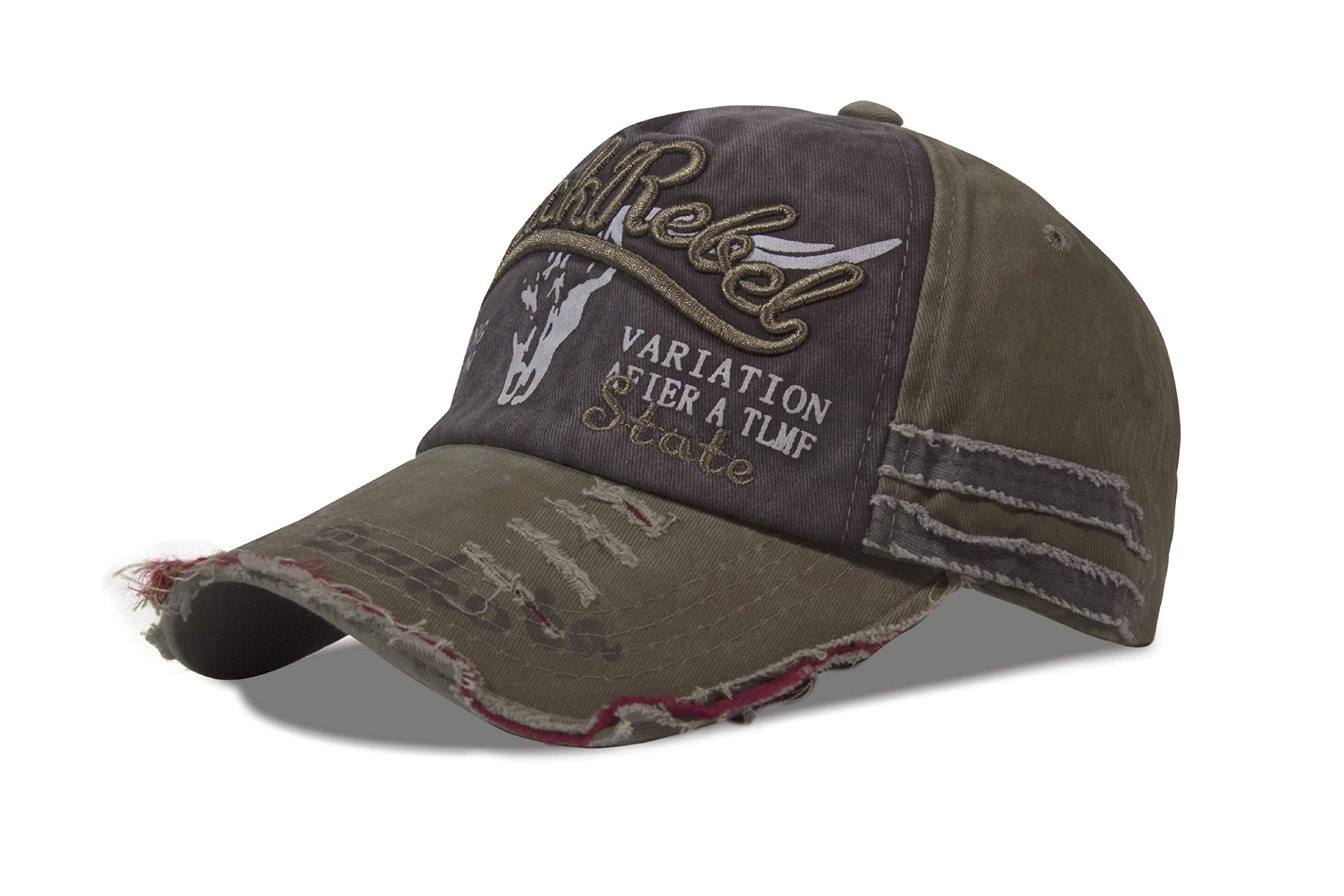 Aavjo , Denim Stylish Cotton Cap For Men Women Boys (Fit To Head Size  Approx 54Cm To 60Cm) Black Rebel  Light Green