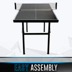 Franklin Sports Mid-Sized Table Tennis Table - Optimum Mid-Size Table - Perfect For Kids Or Smaller Rooms - Easy Assembly - Pro