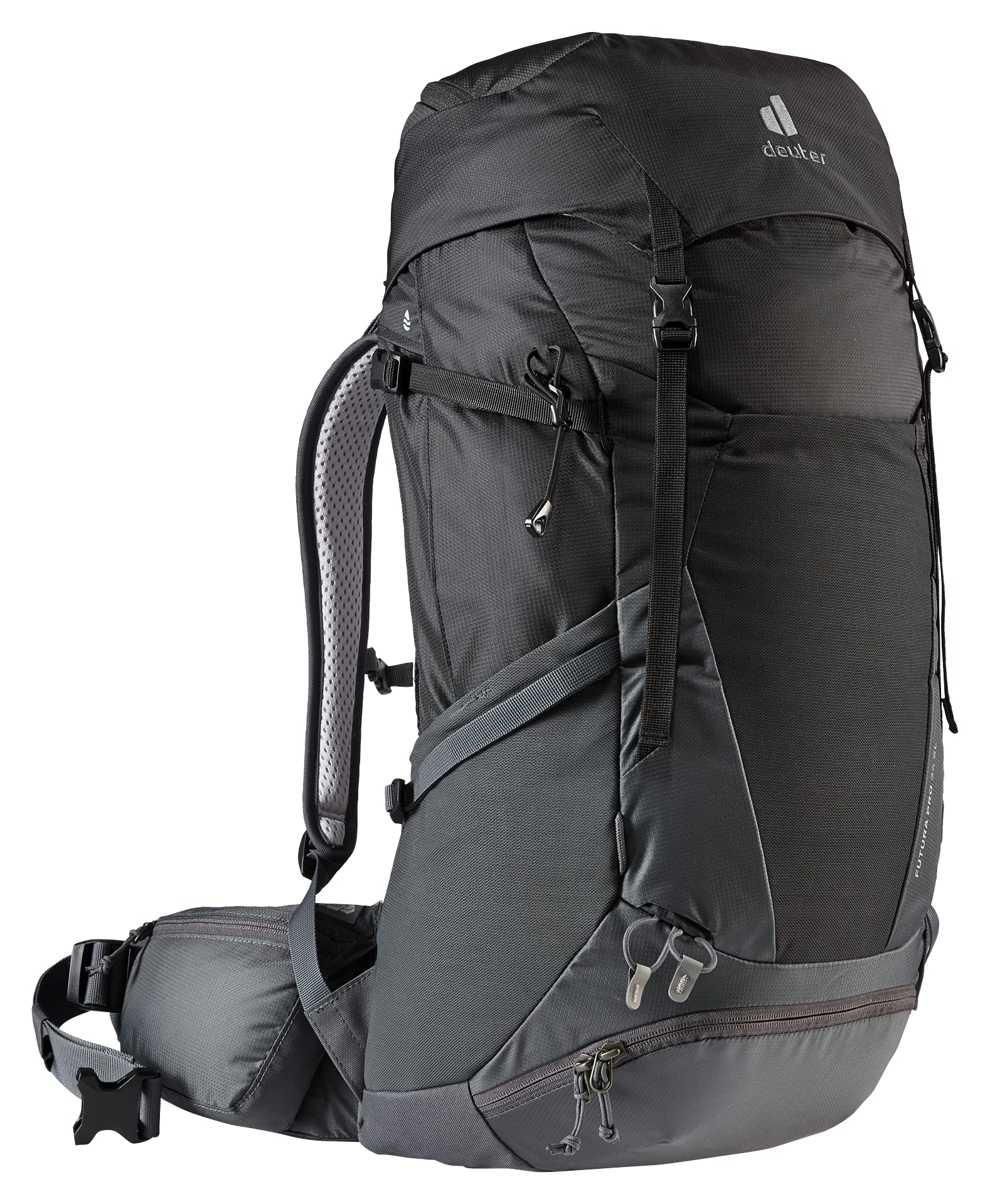 Deuter Womens Futura Pro 34 Sl Hiking Backpack, Black (Black Graphite), 34 L