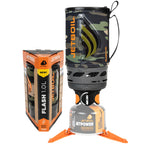 Jetboil Flash 1.0L Portable Fast Boil Stove For Camping And Backpacking With 1-Step Auto Ignition, New For 2025, Propane/Isobuta